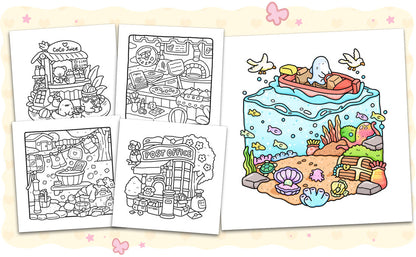 Cozy Corner Coloring Book