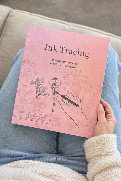 Ink Tracing Book - A Meditative Coloring Experience