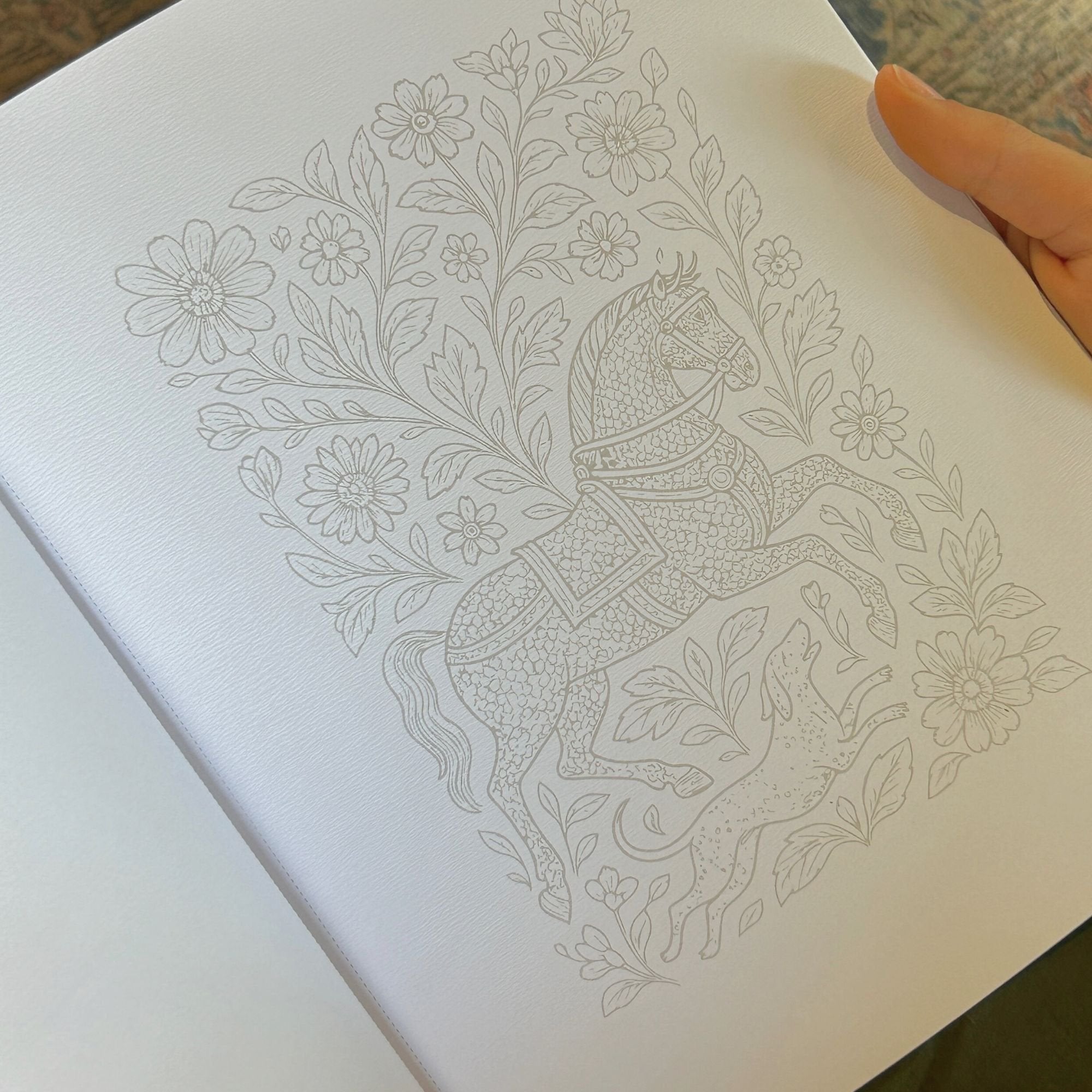 Ink Tracing Book - A Meditative Coloring Experience