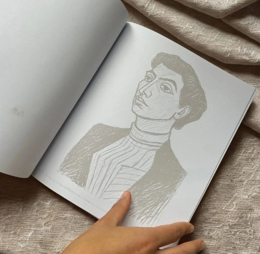 Ink Tracing Book - A Meditative Coloring Experience