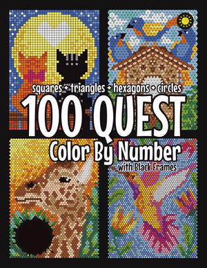 100 Color By Number Quest Edition