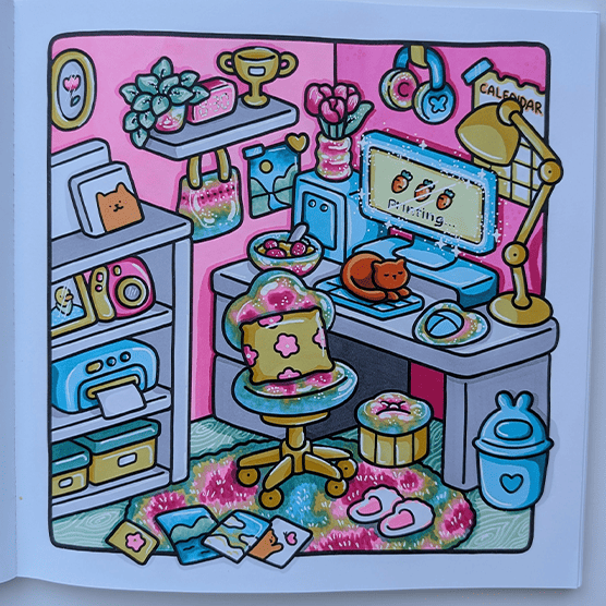 Cozy Corner Coloring Book