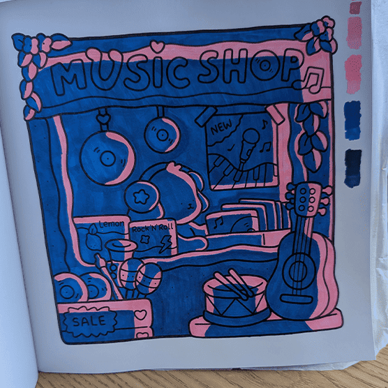 Cozy Corner Coloring Book