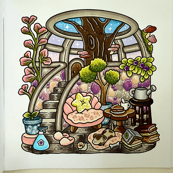 Cozy Corner Coloring Book