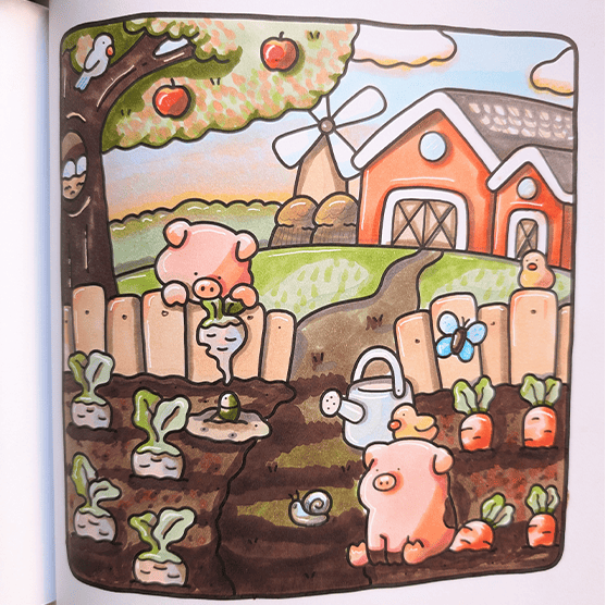 Cozy Corner Coloring Book