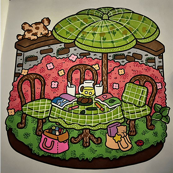 Cozy Corner Coloring Book