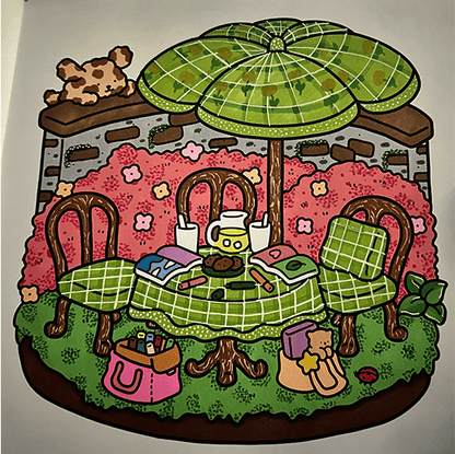 Cozy Corner Coloring Book
