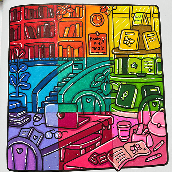 Cozy Corner Coloring Book