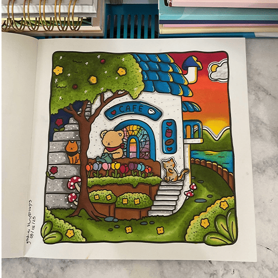 Cozy Corner Coloring Book