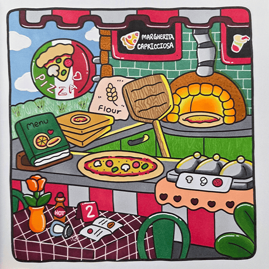 Cozy Corner Coloring Book