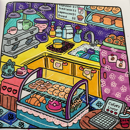 Cozy Corner Coloring Book