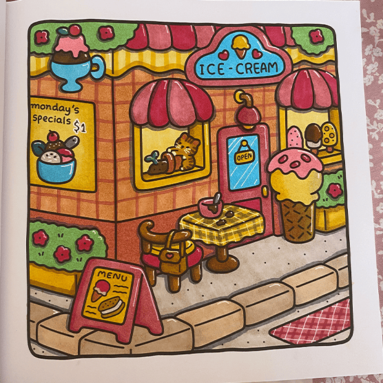 Cozy Corner Coloring Book