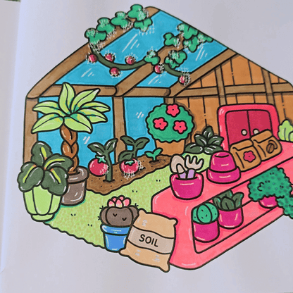 Cozy Corner Coloring Book