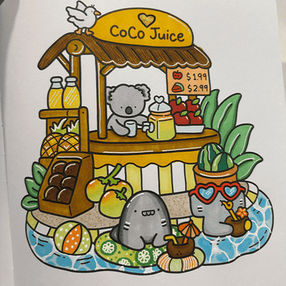 Cozy Corner Coloring Book