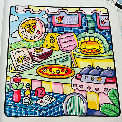 Cozy Corner Coloring Book